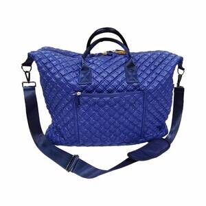 NEW TRVL DESIGN women's overpacker duffel bag in blue